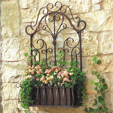 metal box for plant on wall|decorative planter box ideas.